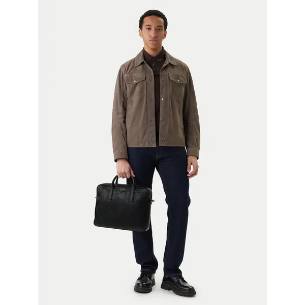 Calvin Klein Torba za laptop Calvin Klein Emblem Aop Emboss Commuter LV04D3329G Crna