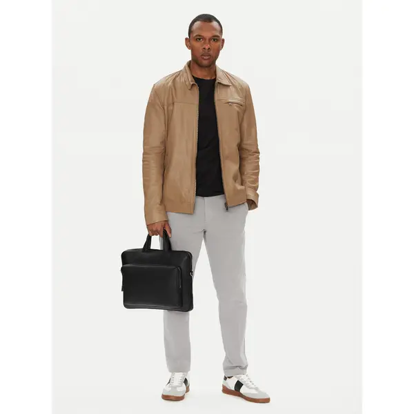 Calvin Klein Torba za laptop Calvin Klein Micro Pebble Slim Briefcase 36 LV04D3012G Crna