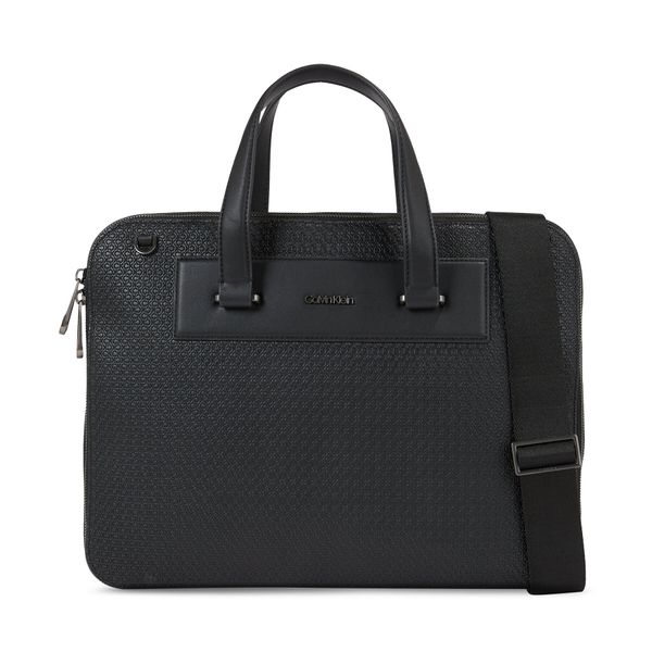 Calvin Klein Torba za laptop Calvin Klein Minimalism Slim Laptop Bag Mono K50K510804 Ck Black Nano Mono BAX