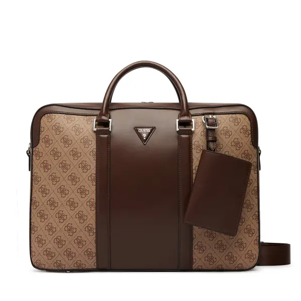 Guess Torba za laptop Guess HMMILL P6269 Svijetlo smeđa