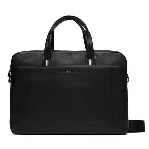 Tommy Hilfiger Torba za laptop Tommy Hilfiger Th Corporate Computer Bag AM0AM11822 Black BDS