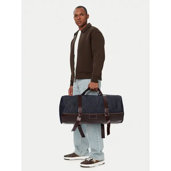 Guess Torba za vikend Guess Oslo Label TMOSDE P6335 Tamnoplava