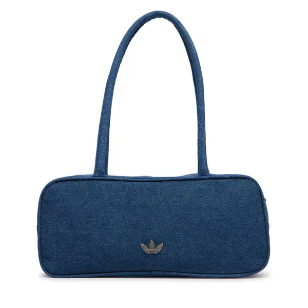 Adidas Torbica adidas Adicolor Elongated Airliner Denim Bag KD7875 Plava