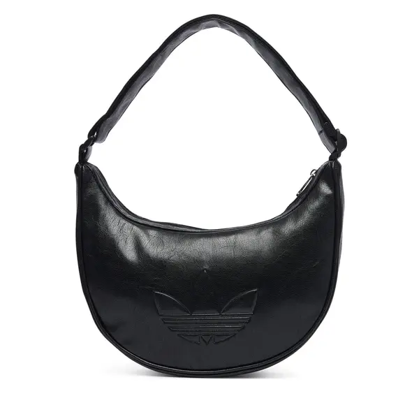 Adidas Torbica adidas Adicolor Half Crescent Bag Metallic Pu KR1546 Crna