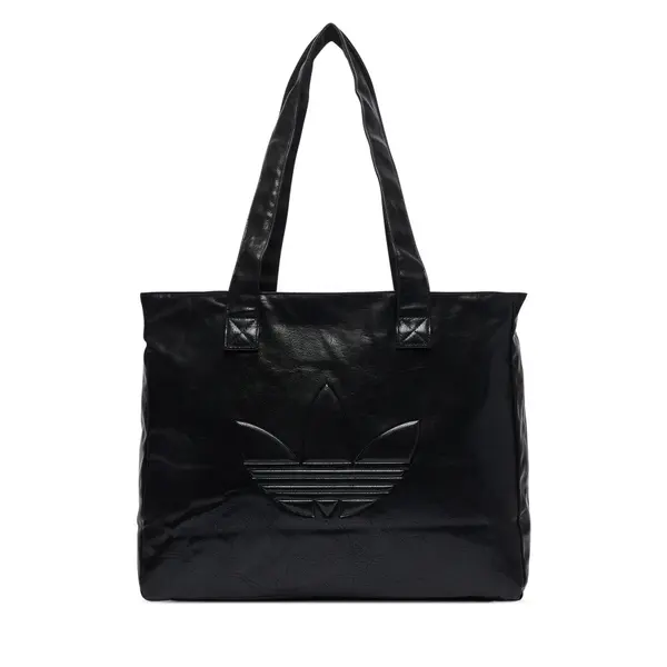 Adidas Torbica adidas Shopper Metallic Pu Bag KR1565 Crna