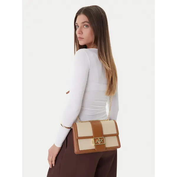 Armani Exchange Torbica Armani Exchange XW000070 AF22570 M6261 Écru