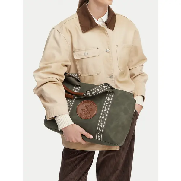 Beverly Hills Polo Club Torbica Beverly Hills Polo Club CWBEO-BHPC-L-007-10 Kaki