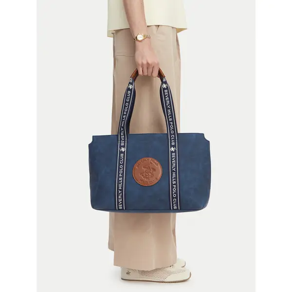 Beverly Hills Polo Club Torbica Beverly Hills Polo Club CWBEO-BHPC-L-007-10 Tamnoplava