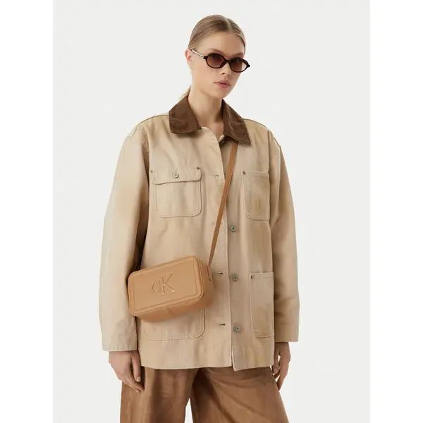 Calvin Klein Torbica Calvin Klein Bold Ck Camera Bag  LV04F3220G Bež