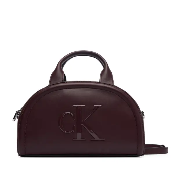 Calvin Klein Torbica Calvin Klein Bold Ck Dome Crossbody LV04F3895G Tamnocrvena