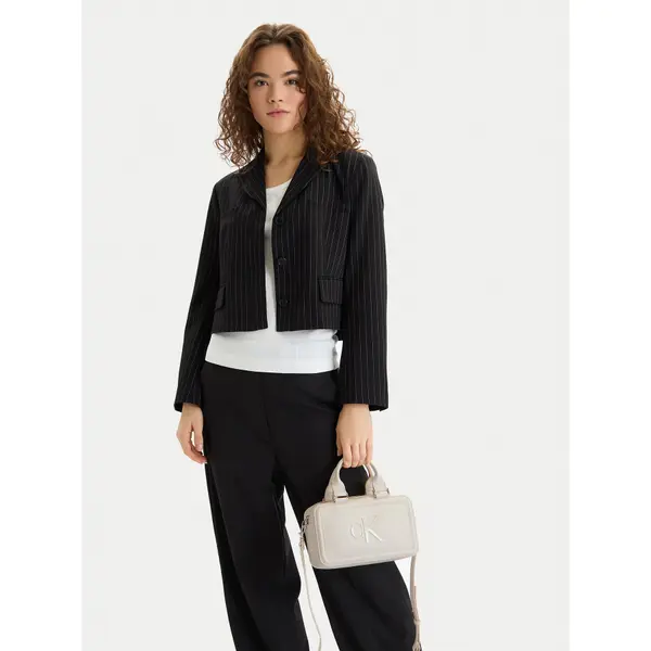 Calvin Klein Torbica Calvin Klein Bold Ck Elongated Mini Tote LV04F3411G Bijela