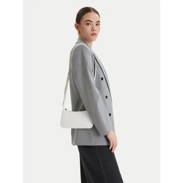 Calvin Klein Torbica Calvin Klein Bold Ck Mini Bag LV04F1125G Bijela