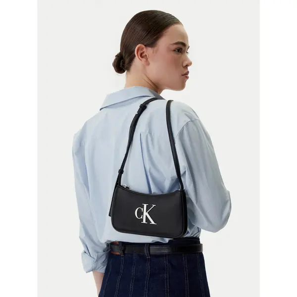 Calvin Klein Torbica Calvin Klein Bold Ck Mini Bag LV04F1125G Crna