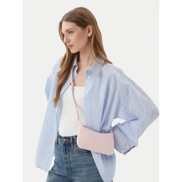 Calvin Klein Torbica Calvin Klein Bold Ck Mini Bag LV04F1125G Ružičasta