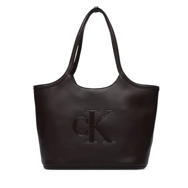 Calvin Klein Torbica Calvin Klein Bold Ck Shopper LV04F3562G Tamnocrvena