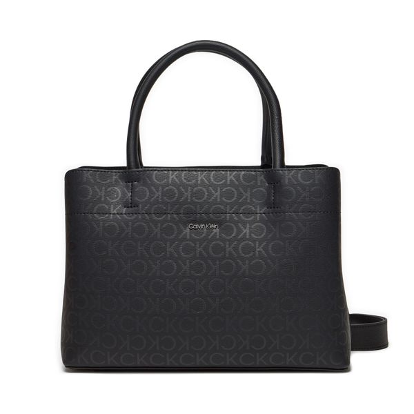 Calvin Klein Torbica Calvin Klein Business Medium Tote_Epi Mono K60K611890 Black Epi Mono 0GJ