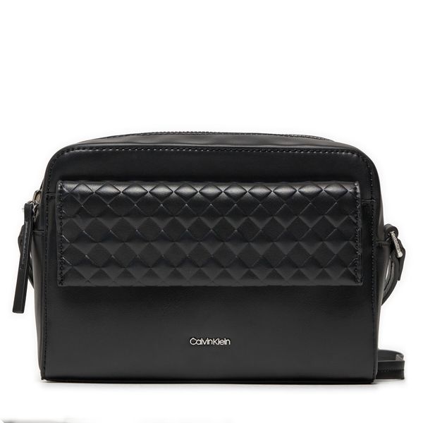 Calvin Klein Torbica Calvin Klein Calvin Mini Quilt Camera Bag K60K611884 Ck Black BEH