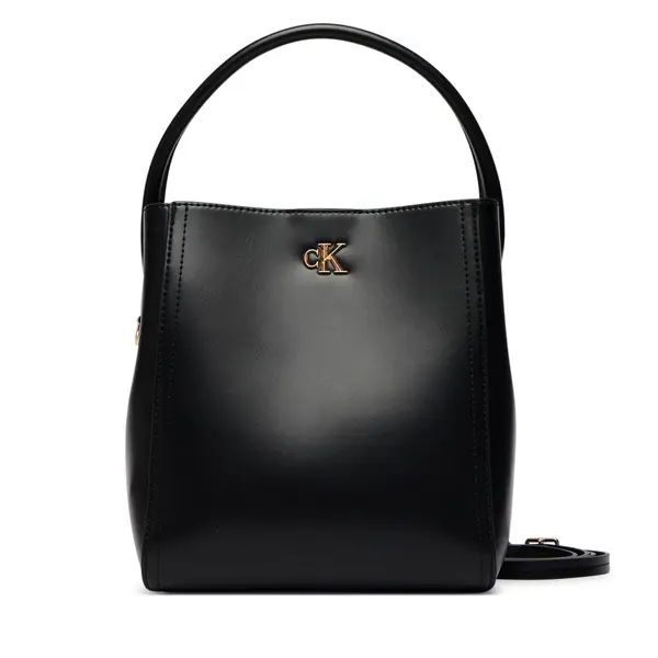 Calvin Klein Torbica Calvin Klein Ck Bucket With Strap LV04F3174G Crna