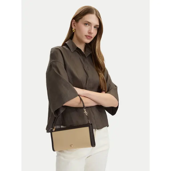 Calvin Klein Torbica Calvin Klein Ck Canvas Convertible Pouch LV04F1126G Bež