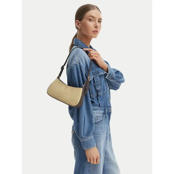Calvin Klein Torbica Calvin Klein Ck Canvas Small Shoulder Bag LV04F3347G Bež