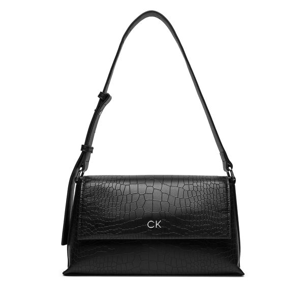 Calvin Klein Torbica Calvin Klein Ck Daily Shoulder Bag_Croco K60K612142 Crna