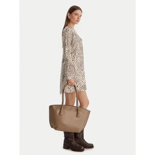 Calvin Klein Torbica Calvin Klein Ck Medium Dome Tot LV04F3344G Bež