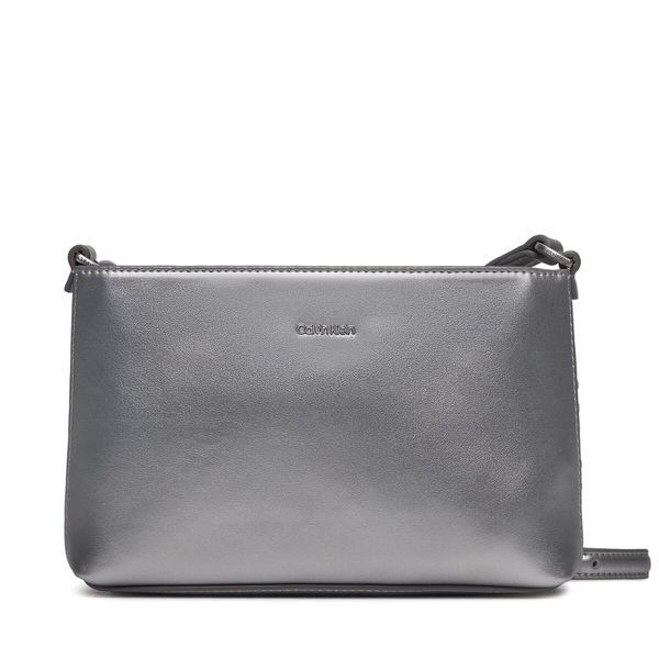 Calvin Klein Torbica Calvin Klein Ck Must Crossbody Md_ Emb K60K611359 Silver Emb/Deb PE6