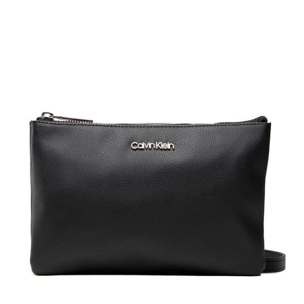 Calvin Klein Torbica Calvin Klein Ck Must Ew Dbl Cpt Xbody K60K608409 BLK
