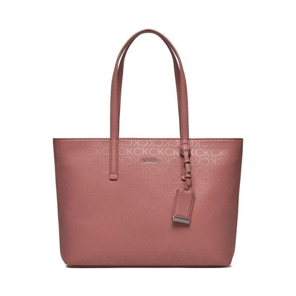 Calvin Klein Torbica Calvin Klein Ck Must Md Epi Mono K60K609876 Ash Rose Mono VB8