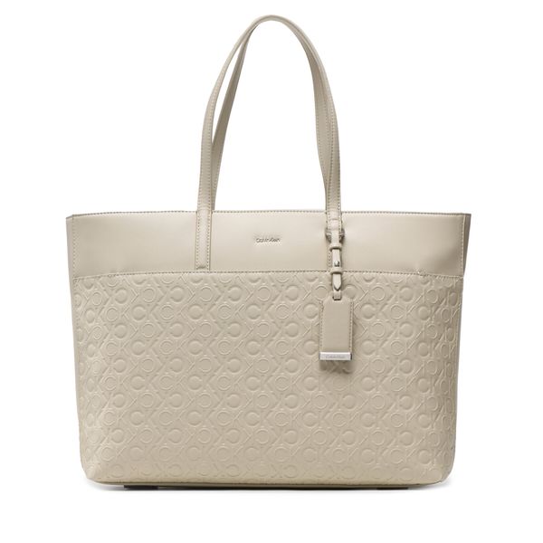 Calvin Klein Torbica Calvin Klein Ck Must Shopper Lg Em Mono K60K610924 PEA