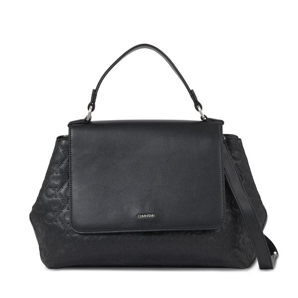 Calvin Klein Torbica Calvin Klein Ck Must Top Handle Tote-Emb Mono K60K611285 Ck Black BAX