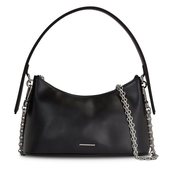 Calvin Klein Torbica Calvin Klein Ck Natural Shoulder Bag K60K611066 Ck Black BAX