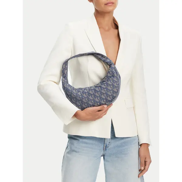 Calvin Klein Torbica Calvin Klein Ckj Monogram Pinched Medium Shou LV04F3206G Plava