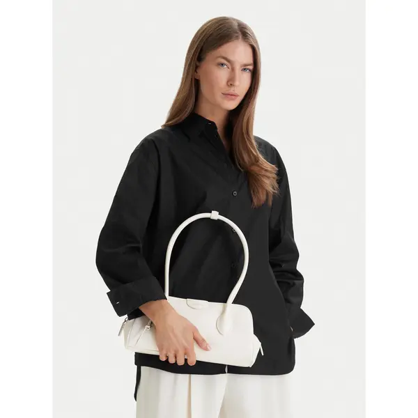 Calvin Klein Torbica Calvin Klein Emblem Trio Shoulder Bag LV04F3369G Bijela