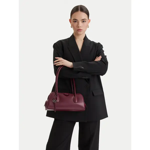 Calvin Klein Torbica Calvin Klein Emblem Trio Shoulder Bag LV04F3369G Tamnocrvena