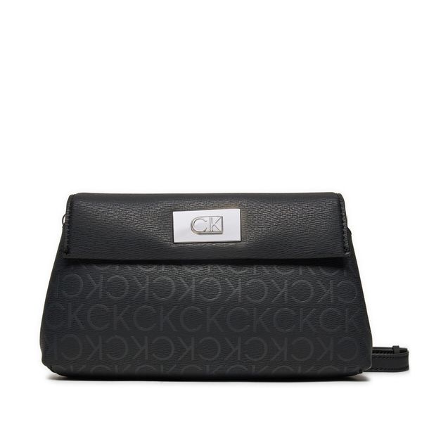 Calvin Klein Torbica Calvin Klein Fully Stuffed Flatpack K60K612634 Crna