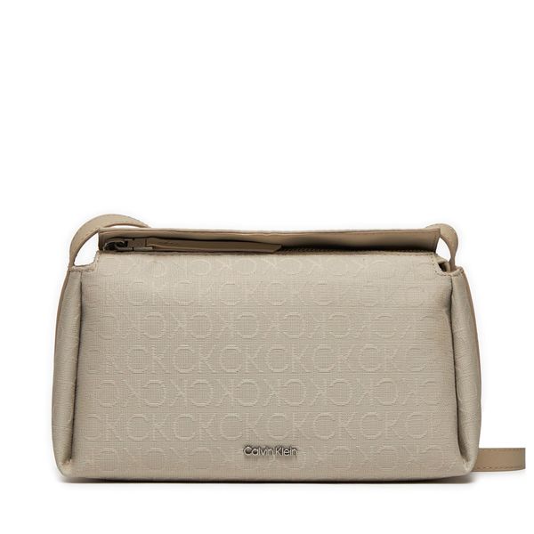 Calvin Klein Torbica Calvin Klein Gracie Mini Bag_Jcq Mono K60K611753 Stoney Beige Jacquard Mono PEA