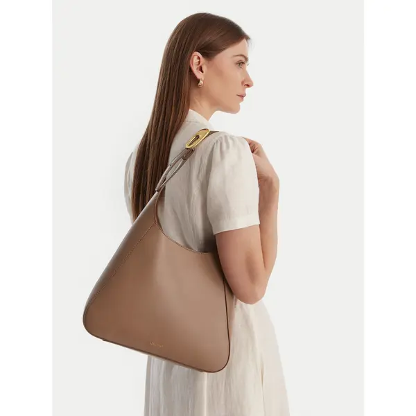 Calvin Klein Torbica Calvin Klein Hardware Adj Strap Medium Bag LV04F3402G Bež