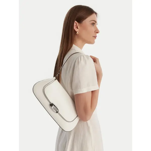 Calvin Klein Torbica Calvin Klein Hardware Flap Shoulder Bag LV04F3146G Bijela