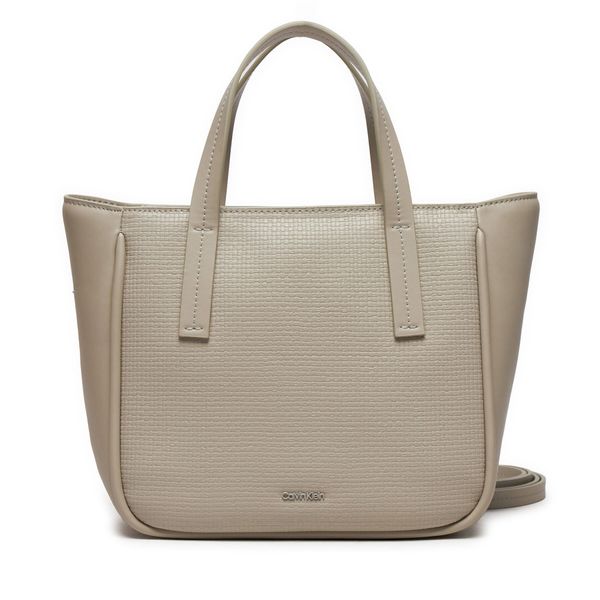 Calvin Klein Jeans Torbica Calvin Klein Jeans Ck Refine Small Tote Braid K60K612337 Siva