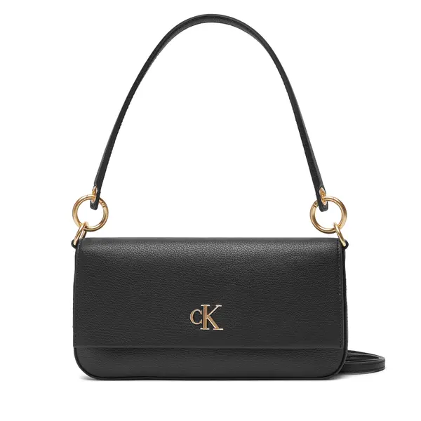 Calvin Klein Jeans Torbica Calvin Klein Jeans Minimal Monogram Shoulder Pouch LV04K3161G Crna