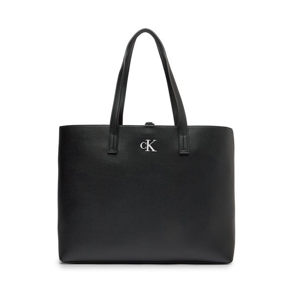 Calvin Klein Jeans Torbica Calvin Klein Jeans Minimal Monogram Slim Tote34 K60K611501 Black BEH