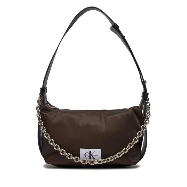 Calvin Klein Jeans Torbica Calvin Klein Jeans Nylon Chain Shoulder Bag22 K60K611225 Dark Chestnut Iridescent 01I