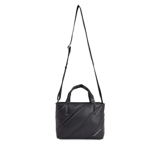 Calvin Klein Jeans Torbica Calvin Klein Jeans Quilted Micro Ew Tote22 K60K611957 Black BEH