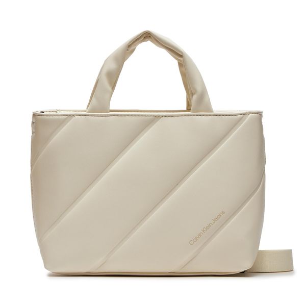 Calvin Klein Jeans Torbica Calvin Klein Jeans Quilted Micro Ew Tote22 K60K611957 Papyrus YAN