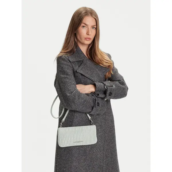 Calvin Klein Jeans Torbica Calvin Klein Jeans Rouched Zip Top Bag LV04K3090G Siva