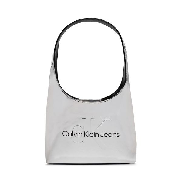Calvin Klein Jeans Torbica Calvin Klein Jeans Sculpted Arc Shoulderbag22 K60K611860 Silver 0IM