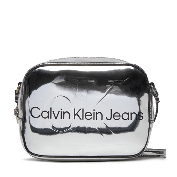 Calvin Klein Jeans Torbica Calvin Klein Jeans Sculpted Camera Bag18 Mono S K60K611858 Silver 0IM