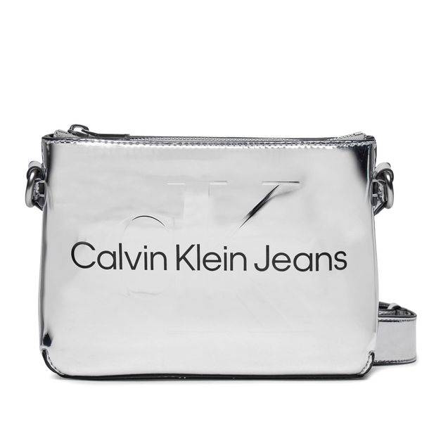 Calvin Klein Jeans Torbica Calvin Klein Jeans Sculpted Camera Pouch21 Mono S K60K611862 Silver 0IM