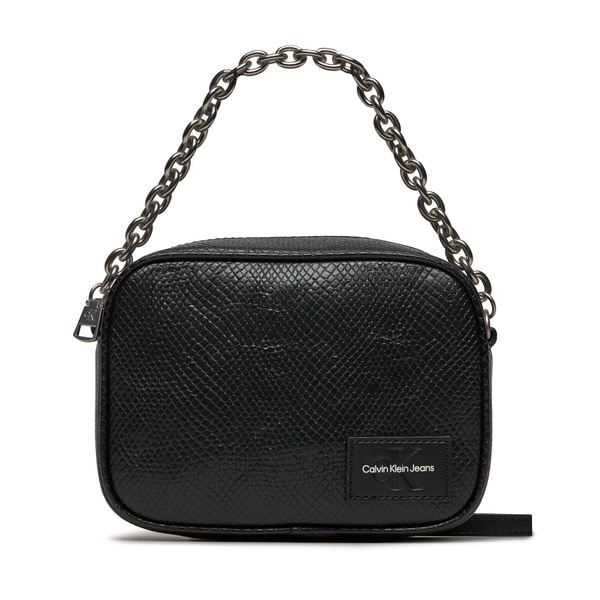 Calvin Klein Jeans Torbica Calvin Klein Jeans Sculpted Camerabag18 Snake K60K611518 Black BEH